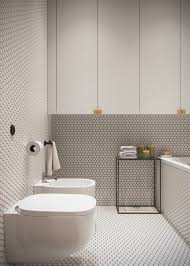 White is an obvious pick for cabinetry, but gray can look really great too. 20 Awesome Modern Interior Design Ideas Modern White Bathroom Bathroom Interior Bathroom Interior Design