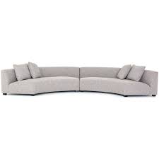 Hot sale all weather modern outdoor garden sofa patio furniture dining room sectionals 5 seater rattan wicker sofas set. Liam Sectional Curved Sectional Sectional Modern Sectional