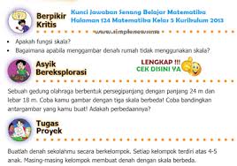Check spelling or type a new query. Lengkap Kunci Jawaban Senang Belajar Matematika Halaman 124 Matematika Kelas 5 Kurikulum 2013 Simple News Kunci Jawaban Lengkap Terbaru