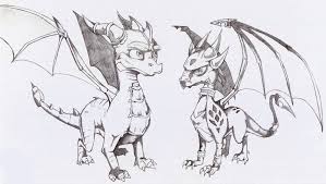 Black And White Spyro Pin By Taylor Mcmurray On The Purple Dragon Spyro And Cynder Spyro The Dragon Cartoon