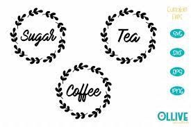 Download Pantry Labels Sugar Tea And Coffee Svg Bundle 576303 Cut Files Design Bundles