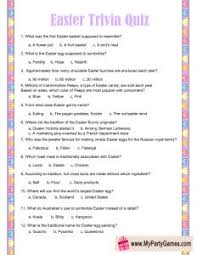 We have carefully complied interesting easter trivia questions to help you meditate on the death and resurrection of christ and to help you enjoy the season of. Free Printable Easter Trivia Quiz Easter Printables Free Trivia Quiz Trivia