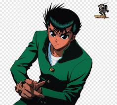 It's a fun show with a great cast, a sense of humor, and a lot of action so there's no excuse not to at least give it a chance. Yusuke Urameshi Kazuma Kuwabara Kurama Hiei Yu Yu Hakusho Manga Black Hair Manga Png Pngegg