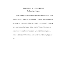How to write a reflective paper? Examples Of Reflections