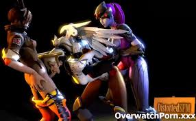 Hermaphrodite sex from Overwatch, a collection of stunning 3d orgies