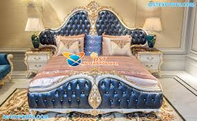This bedroom sets complete bed just radiates glamour with its luxurious tufted headboard and inset gold finish and solid wood construction. Royal Bedroom Set In Classic White Gold Dst International