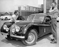 Jaguar Xk120 With Chrome Brake Drums Jaguar Xk120 Jaguar Car Jaguar