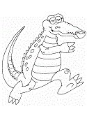 Easy printable care bear coloring pages for children la4xx. Alligator And Crocodile Coloring Pages