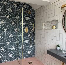 Black And White Lily Pad Tiles Ca Pietra On Instagram Oh Wow Major Lily Pad Love Eltawoodham In 2020 Lily Pads Wet Rooms Bathroom Inspiration