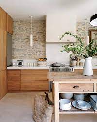 Move Aside All White Kitchens This Natural Wood Look Is On Your Heels Natural Wood Kitchen Cabinets Natural Wood Kitchen Rustic Kitchen