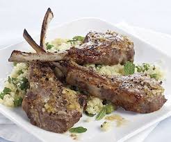 Sesame Turkey Cutlets With Israeli Couscous Pilaf Receta Comida Recetas De Comida Gastronomia