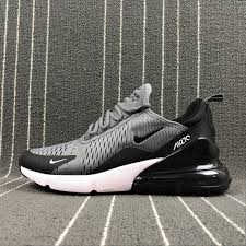 Top Quality Nike Air Max 270 Retro Grey Black White Men S Skateboarding Shoes Casual Ah8050 003 Sneakers Men Fashion Sneakers Fashion Nike Air Max