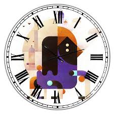 Mid century starburst wall clock, 26in large metal modern design sunburst clock battery operated non ticking quartz movement, mid century decor wall clock for living room,bedroom (royal blue, 26in) $128.89. Must Have Designart Waiting For Tomorrow Large Mid Century Wall Clock From Designart Accuweather Shop