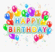 Birthday balloons png transparent background. Happy Birthday Deco Text With Balloons Png Clip Art Transparent Background Happy Birthday Clipart Png Download Kindpng
