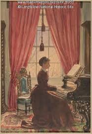 Alice Mary Longfellow Cambridge Ca 1870 Longfellow Painting Henry Wadsworth Longfellow