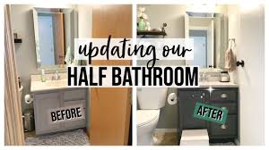 Hello and welcome to the décor outline photo gallery of farmhouse bathroom design decor ideas. Updating Our Half Bathroom 2019 Diy Modern Glam Farmhouse Bathroom Makeover Youtube