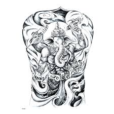 Ide tato tribal simpel aplikasi di google play. Ganesha Temporary Tattoo Sticker Fake Tattoo Large Tattoo Full Back Lord Of Gagas Waterproof Temporary Tatoo Temporary Tattoos Aliexpress