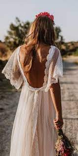 24 Amazing Boho Wedding Dresses With Sleeves Wedding Dresses Guide Wedding Dress Trends Backless Wedding Dress Wedding Dress Guide