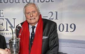 (english professional golfer, television presenter, commentator, author, golf course designer). Video Peter Alliss Recalls The Sea Sand And Girls At The Royal Portrush 1951 Open The Irish News