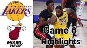 Lakers Vs Heat Highlights Full Game Nba Finals Game 6 Youtube