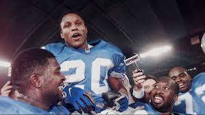 For their annual thanksgiving day game, the detroit lions have named hall of fame running back barry sanders as an honorary captain. Barry Sanders At 50 Here Are 20 Tales About No 20 You Might Not Know Wzzm13 Com