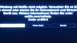 You may want to contact whoever set up your home network for help resetting or reconfiguring your router. Netflix Error Ui 800 3 Das Hilft Dagegen