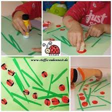 Basteln Basteln Mit Kinder Marienkafer Fruhling Krippe Kita Korken U3 Basteln Fruhling Kinder Kita Korken In 2020 Crafts For Kids Kindergarten Ladybug