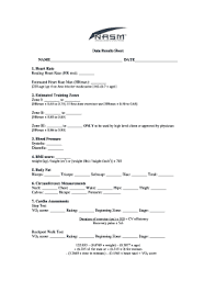 nasm objective assessment template fill online printable