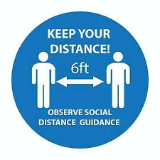 Ad Ebay Url Social Distance Adhesive Floor Graphic 12 Circle Pack Of 10 In 2020 Floor Decal Social Distance Business Signs