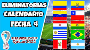 Eliminatorias sudamericanas | especial as eliminatorias sudamericanas: Calendario Fecha 4 Eliminatorias Sudamericanas Qatar 2022 Youtube