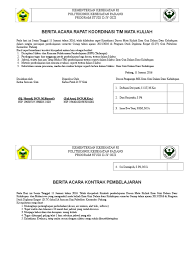 Ada banyak macamnya, tergantung dengan siapa yang mengadakan dan untuk apa tujuannya. 1 Format Berita Acara Rapat Koordinasi Dan Kontrak Pengawasan Gddk Copy 1 Pdf