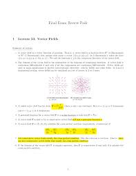 Final Exam Review Pack
