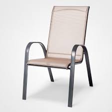 Stack Sling Patio Chair Tan Threshold Target Stacking Patio Chairs Patio Chairs Fire Pit Furniture