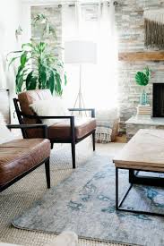 Mid Century Style Brown Leather Chairs For Living Room Coastallivingroomsbrowncouch Brown Living Room Decor Living Room Chairs Brown Living Room