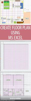 Create Floor Plan Using Ms Excel Create Floor Plan Remodeling Business How To Plan