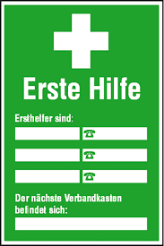 Maybe you would like to learn more about one of these? Erste Hilfe Aushang Ersthelfer Verzeichnis Aufkleber Online Kaufen