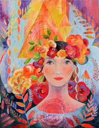 Soul Portrait By Jennifer Currie Colorful Art Intuitive Painting Modern Abstract Painting