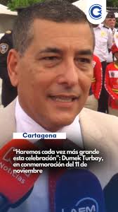 🗣️ Desde el Camellón de los Mártires, en medio de los actos conmemorativos  por el 11 de noviembre, el alcalde Dumek Turbay destacó que esta fecha  merece las mejores celebraciones por parte del ...