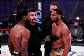 Mckee tourney final set for bellator 263 on july 31 by jay pettry jun 15, 2021 one of the biggest fights in bellator mma history now has a date. A J Mckee Subs Darrion Caldwell At Bellator 253 Advances To Featherweight Grand Prix Finals
