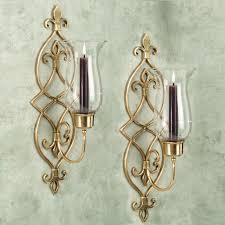 Chandeliers, bathroom lighting, pendants, ceiling lights Jonetia Hurricane Wall Sconce Pair Satin Brass Pair