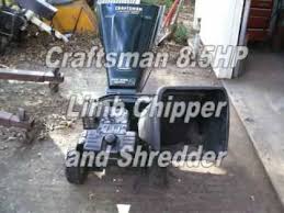 ' keep hands, feet, face, clothing and long hair out of. Craftsman Wood Chipper 1450 Series Youtube