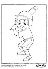 Baseball player jumping to catch ball. Free Printables For Your Kids Kidloland