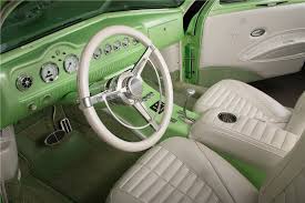 1950 Mercury Custom Coupe Wasabi Interior 197205 Top Cars Coupe Barrett Jackson