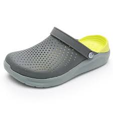 2019 Men Sandals Crocks Literide Hole Shoes Crok Rubber Clogs For Men Eva Unisex Garden Shoes Black Crocse Adulto Cholas Hombre In 2020 Mens Summer Shoes Mens Sandals Casual Slippers