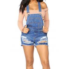 Voir plus d'idées sur le thème salopette, mode, salopette jeans. Salopette Short Jeans Dechire Bleu Ciel Bestyle29