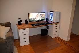 Here's a planning tool for you to combine top and legs to a place where you can sit down and do the. Pc Update April 2016 Home Office Setup Room Setup Computer Desk Setup