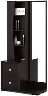 Spacewood Helix V2 Dressing Table Woodpore Finish Tusken Wenge Amazon In Home Kitchen In 2020 Bedroom Furniture Design Bed Furniture Design Dressing Room Design