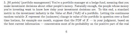 However, they can serve an important function within a diversified investment portfolio. Solved 5 95 Points Portfolio Management You Re A Por Chegg Com