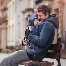 Graphite Polar Fleece Babywearing Jacket For Dads Luna Fun2bemum
