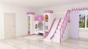 The princess castle tent bunk bed with slide includes a tent over twin bed and a covered hiding place below. My Little Princess Bunk Bed Castle Collection Compilation 2017 Youtube